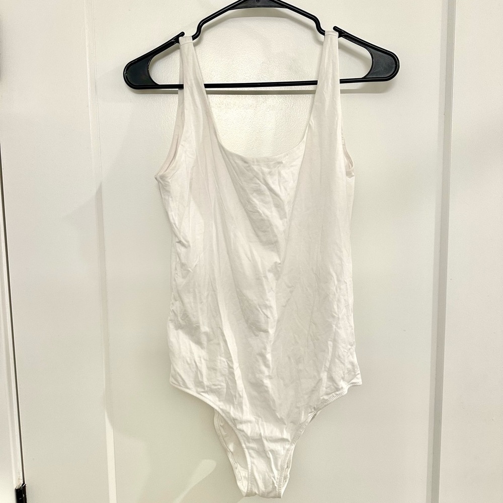 Everlane Classic White Bodysuit